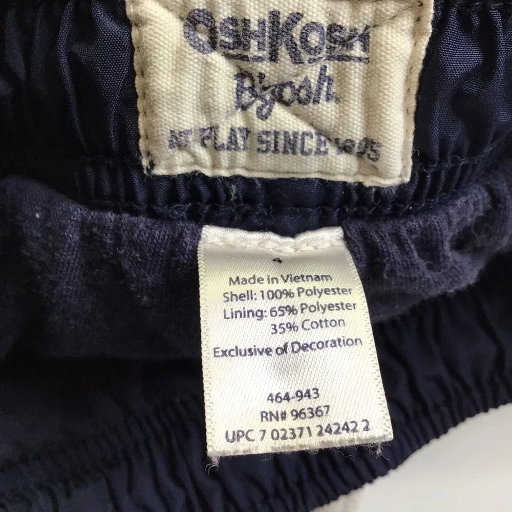 OshKosh Boys Bottom Bundle of 2 Shorts Track Pants size 4